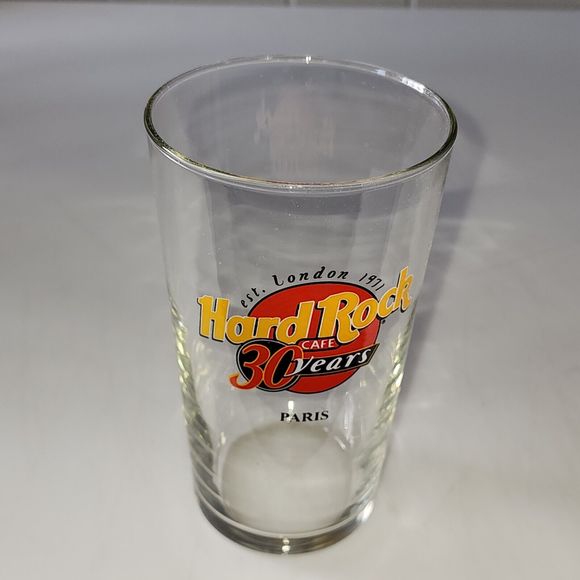 Vintage Hard Rock Cafe 30 Years Pint Glass 16oz - Arcoroc - Picture 6 of 11